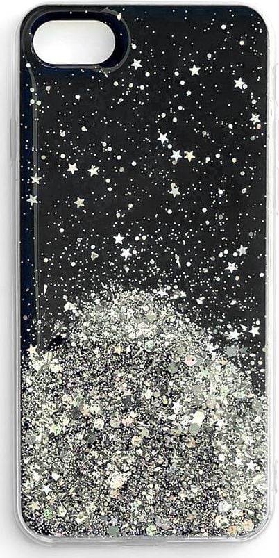 Hurtel Star Glitter etui pokrowiec do iPhone 13 mini błyszcząca brokatowa obudowa czarny