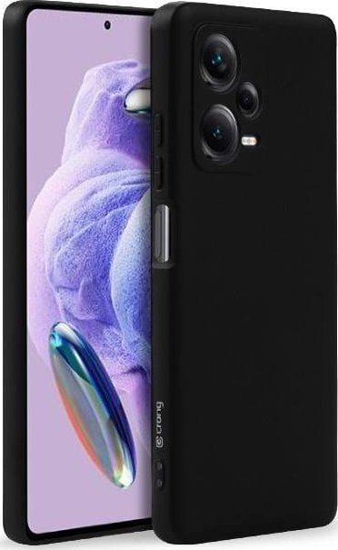 Husă Crong Crong Color - Husă Xiaomi Redmi Note 12 Pro+ 5G (neagră)