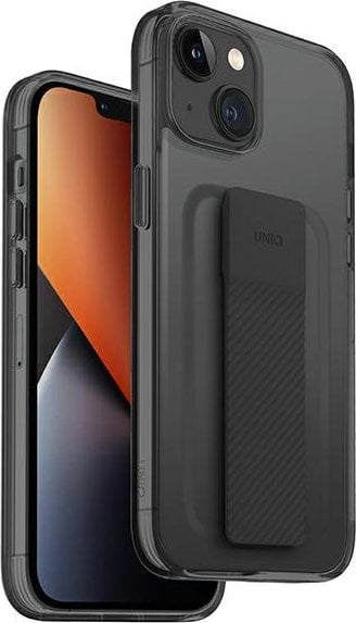 Husă Uniq UNIQ Heldro Mount iPhone 14 6.1` negru/fum fum