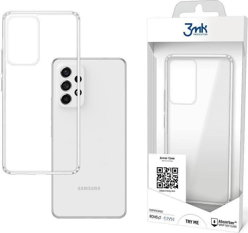 Husa 3MK Armor, pentru Samsung Galaxy A53 5G, Antisoc, Grosime 1,5 mm, Transparent