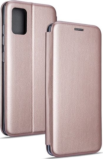 Husa Carte Elegance pentru Huawei Y6P, Slim, Inchidere Magnetica, Rose Gold