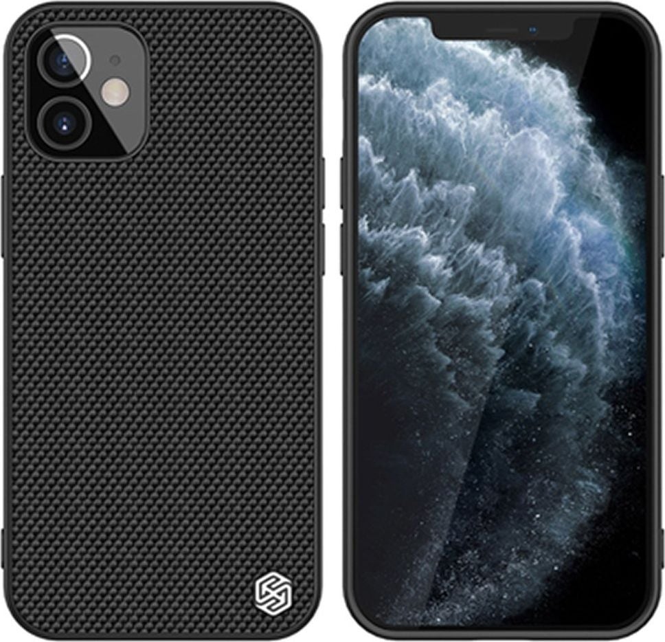 Husa Cover Nillkin Textured pentru iPhone 12 Mini Negru