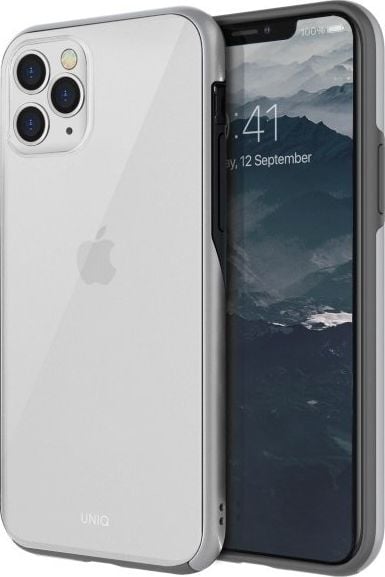 Husa Cover TPU Uniq Vesto Hue pentru iPhone 11 Pro Max -VESHSIL Argintiu