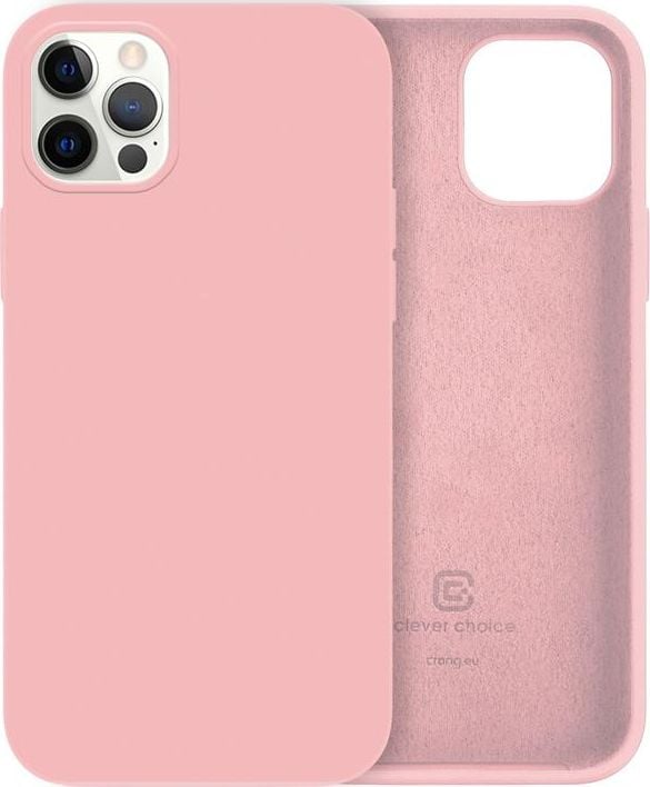 Husa Crong Crong Color - Husa iPhone 12 Pro Max (roz trandafir)