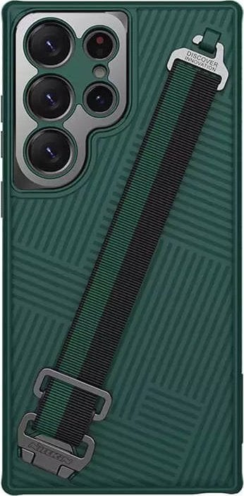 Husă cu curea Nillkin Nillkin pentru Samsung Galaxy S23 Ultra (verde)