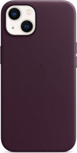 Husa de protectie Apple Leather Case with MagSafe pentru iPhone 13, Dark Cherry