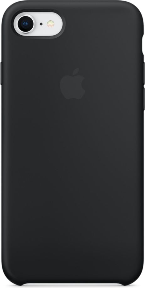 Husa de protectie Apple pentru iPhone 8 / iPhone 7, Silicon, Black