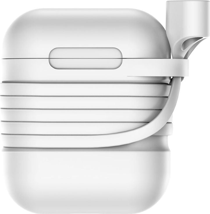 Husa de protectie din silicon magnetic, Baseus, pentru Apple AirPods, Gri