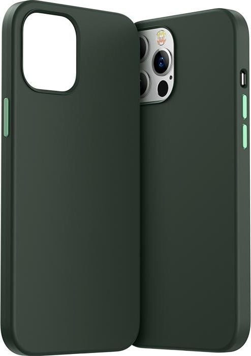 Husă de protecție Joyroom Joyroom Color Series pentru iPhone 12 mini verde (JR-BP798)