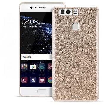 Husa de protectie Puro Glitter Shine pentru Huawei P10, Auriu