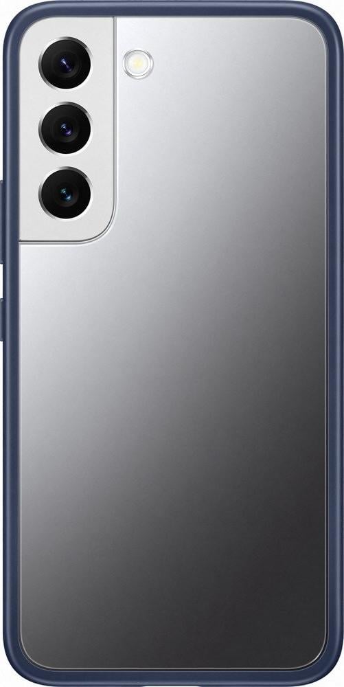 Huse telefoane - Husa de protectie Samsung Frame Cover pentru Galaxy S22, Navy