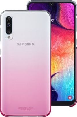 Huse telefoane - Husa de protectie Samsung Gradation Cover pentru Galaxy A50 (2019), Pink