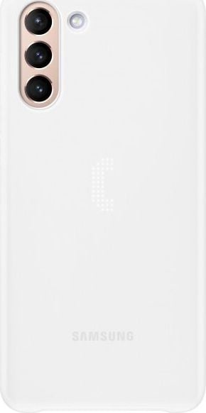 Husa de protectie Samsung Smart LED Cover pentru Galaxy S21 Plus, White