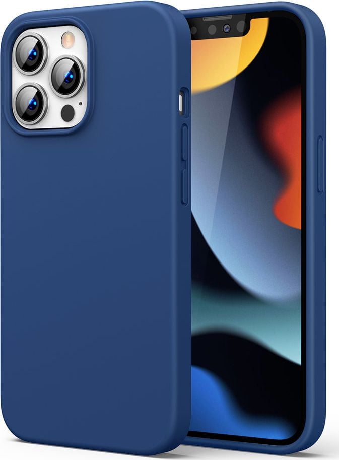 Husa de Protectie Ugreen Ugreen Husa silicon flexibila din cauciuc pentru iPhone 13 Pro albastra