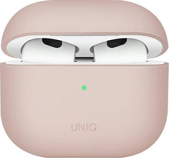 Husă de protecție Uniq Lino pentru Apple AirPods 3 roz