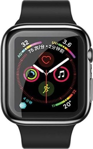 Husă de protecție Usams USAMS Apple Watch 4 44 mm. negru/negru IW486BH01 (US-BH486)