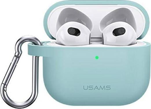 Husă de protecție Usams USAMS pentru AirPods 3 silicon verde/verde BH741AP04 (US-BH741)