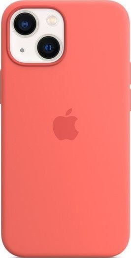 Husă din silicon Apple Apple iPhone 13 mini cu MagSafe - Pomelo Pink