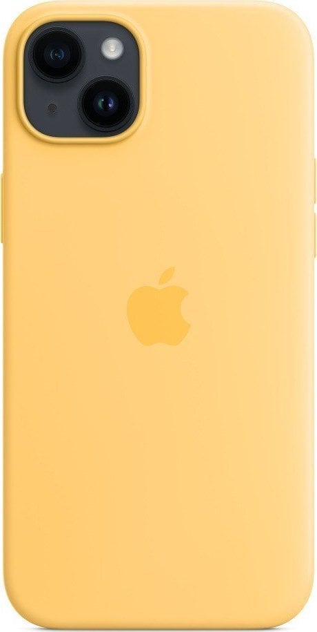 Husă din silicon Apple APPLE iPhone 14 Plus cu MagSafe - Sunglow