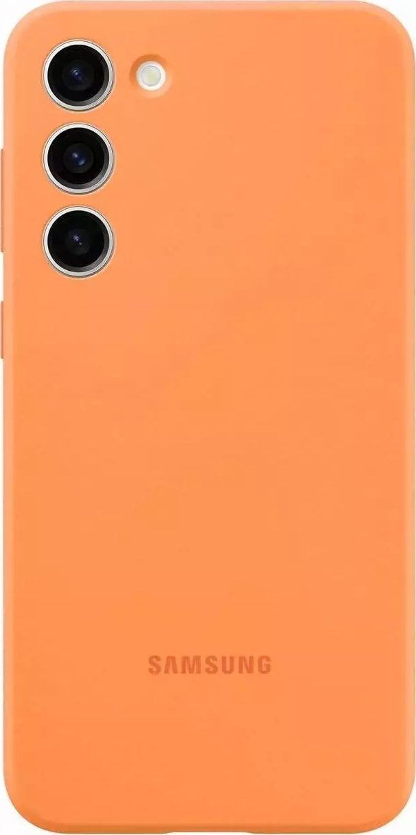 Husa din silicon Samsung Samsung pentru Galaxy S23+ portocaliu