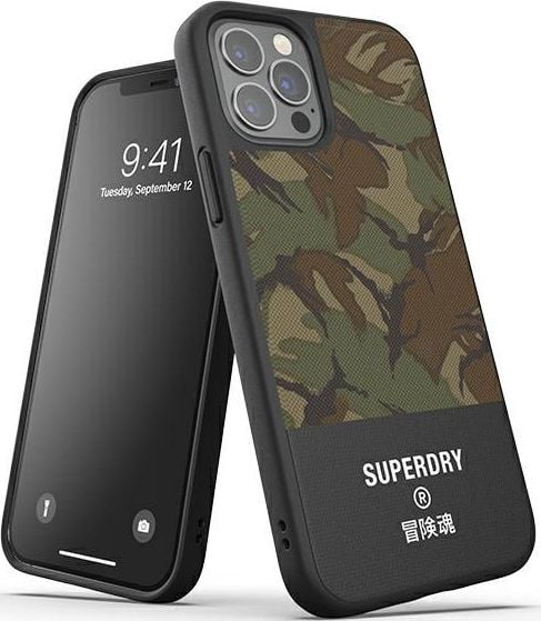 Husă Dr. Nona SuperDry din pânză turnată pentru iPhone 12/12 Pro camo/camo 42588