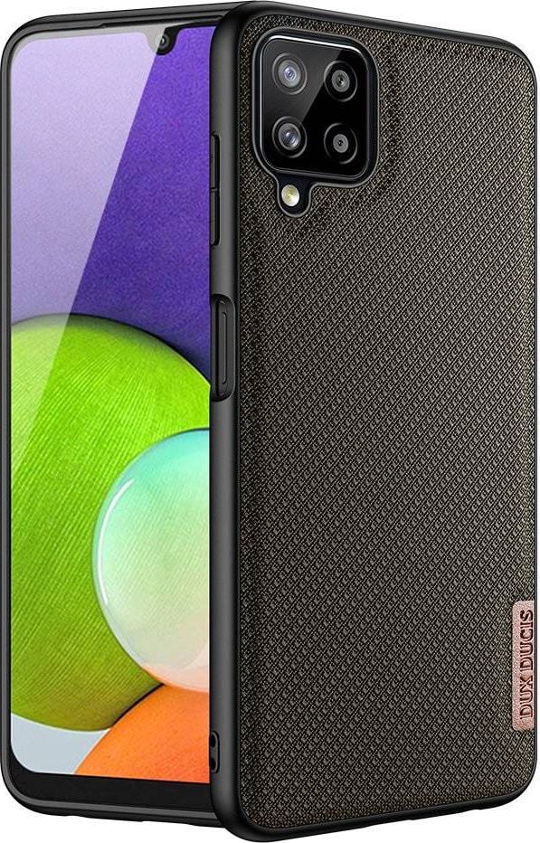 Husa Dux Ducis Dux Ducis Fino acoperita cu material nailon Samsung Galaxy A22 4G verde