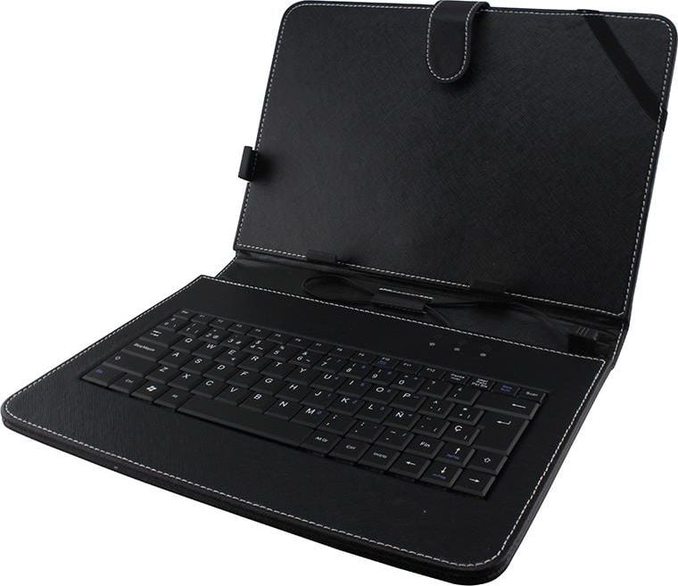 Husa Esperanza pentru tableta 10.1 inch cu tastatura Madera EK125, Negru
