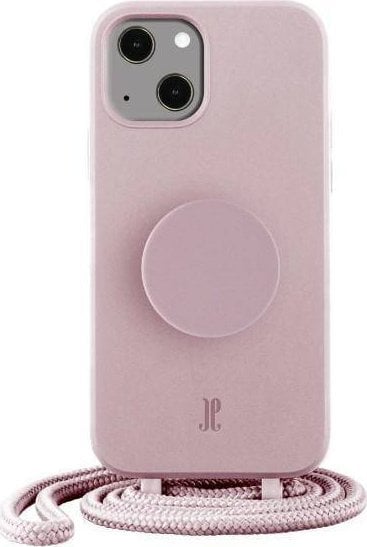 Husă Just Elegance JE PopGrip iPhone 13 6,1` roz deschis/trandafir respirație 30185 (Just Elegance)