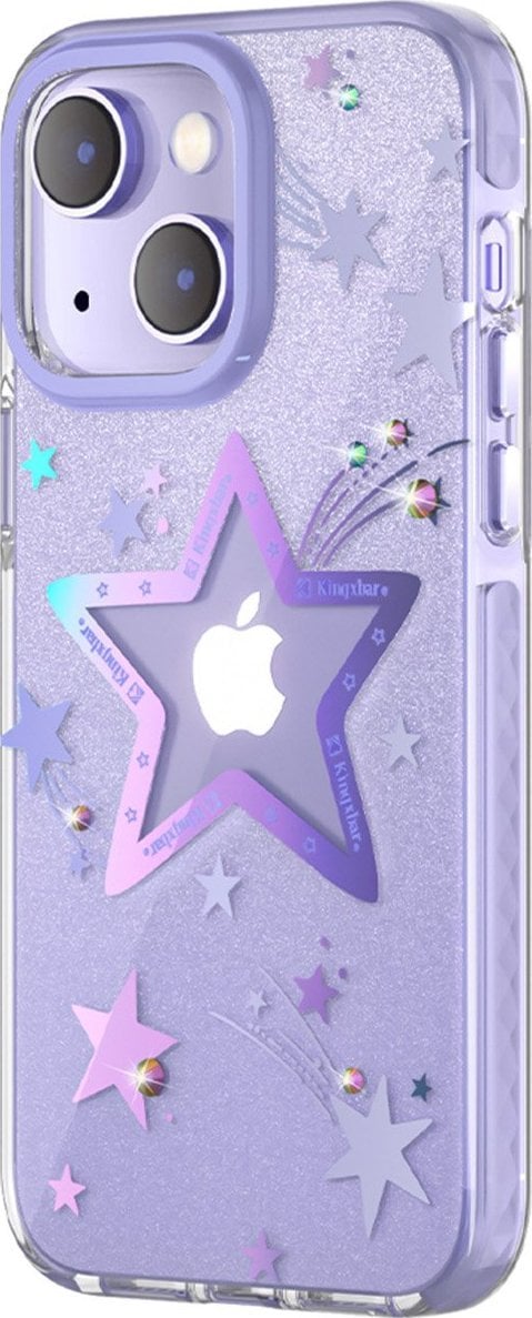 Husa Kingxbar Kingxbar Heart Star Series Husa stea violet iPhone 14 Plus