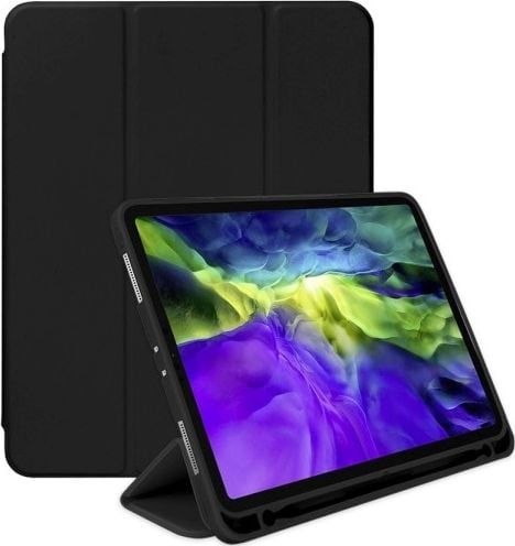 Husa Mercury Flip Case Pentru Apple Ipad Pro 11 Inch Model 2020, negru Cu Suport De Pen
