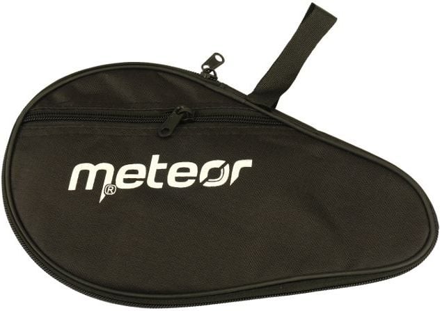 Husă Meteor PRO pentru rachetă și mingi de tenis de masă, neagră (16004)