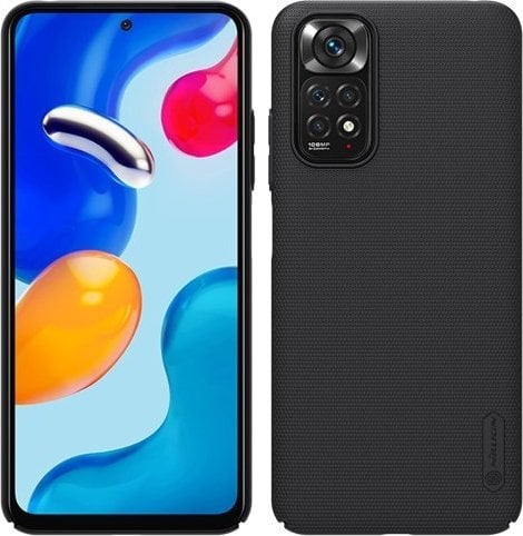 Husa neagra Nillkin Super Frosted Shield pentru Xiaomi Redmi Note 11S