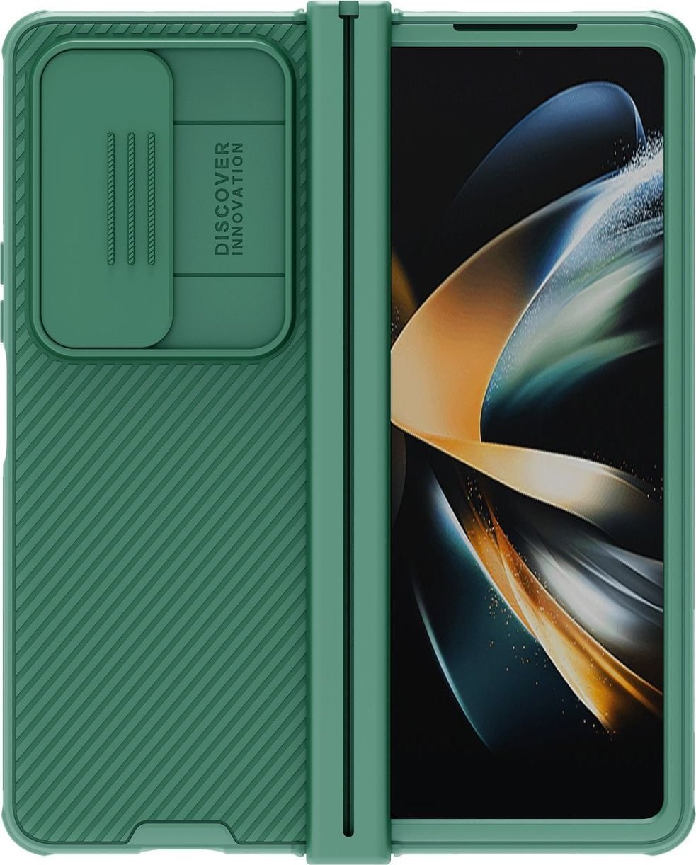 Husa Nillkin Nillkin CamShield Pro (simplu) pentru husa Samsung Galaxy Z Fold 4 cu husa camera verde inchis