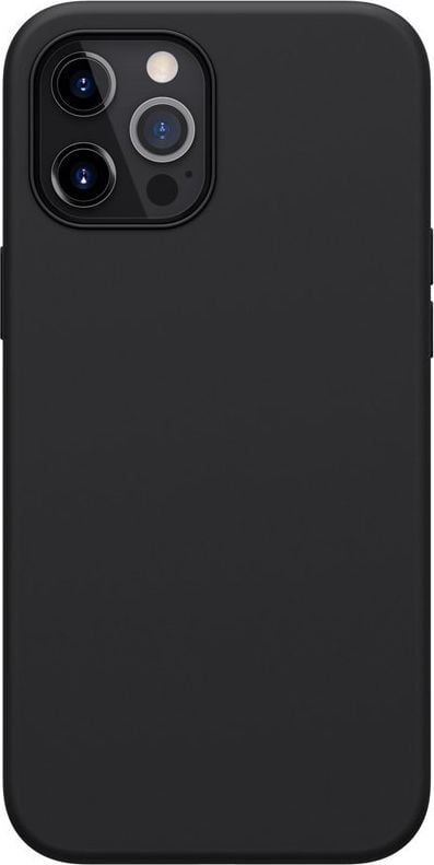 Husă Nillkin Nillkin Flex Pure Pro Husă cauciuc flexibilă din silicon Husă iPhone 12 Pro Max neagră (compatibilă MagSafe)