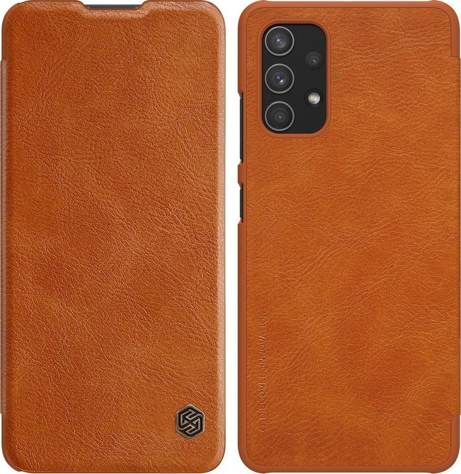 Husa Nillkin Qin Leather compatibila cu Samsung Galaxy A32 4G Brown