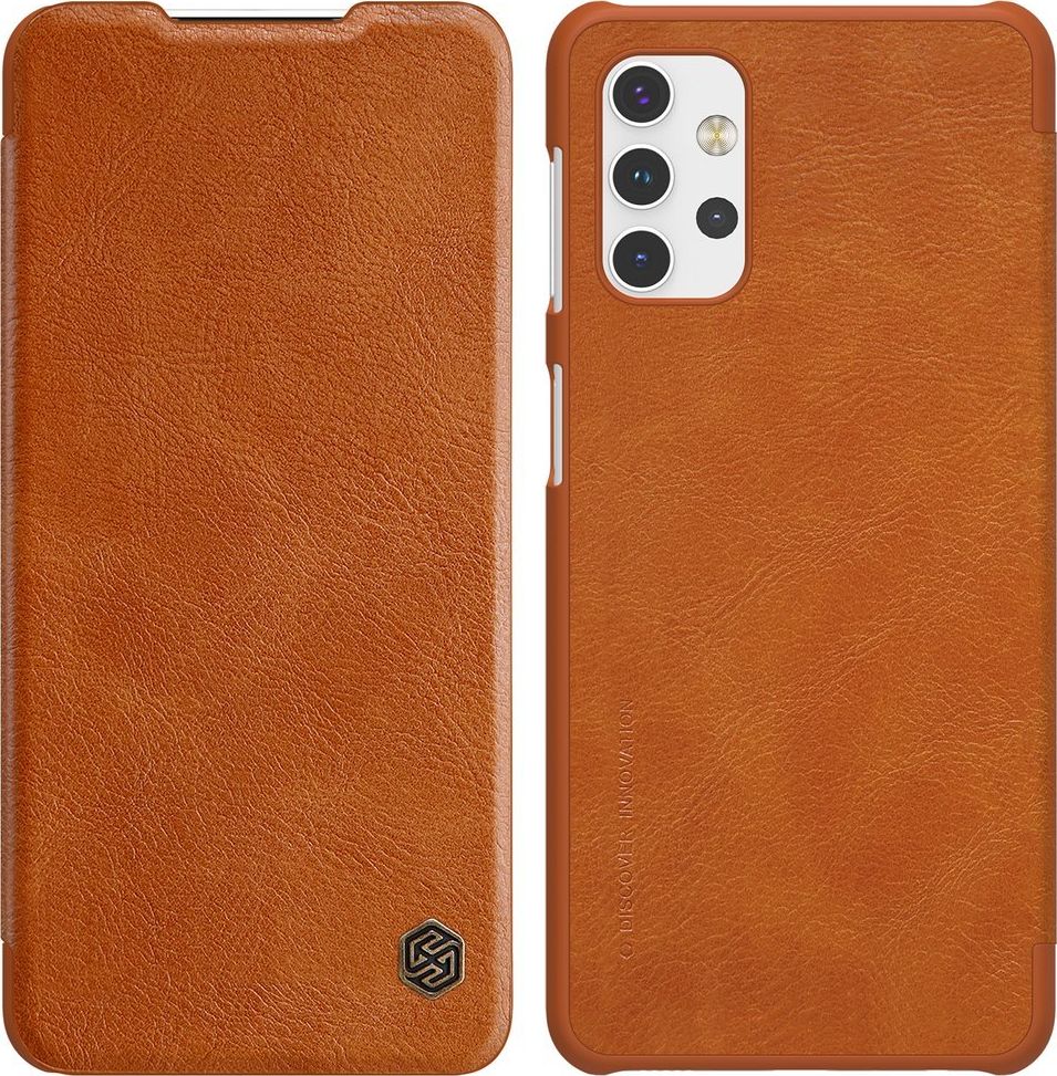 Husa Nillkin Qin Leather compatibila cu Samsung Galaxy A32 5G Brown