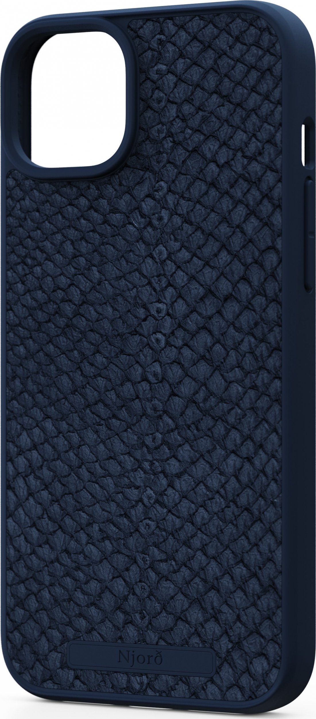 Husă Njord by Elements pentru iPhone 15 Plus MagSafe Somon Skin Blue