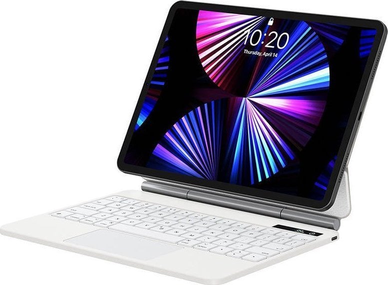 Husă pentru tabletă Baseus Husă cu tastatură pentru Ipad 10 Baseus Brilliance PRO 10,9` (albă)