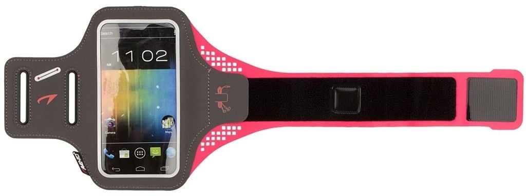 Husă pentru telefon pentru alergare neagră și roz (21PO)
