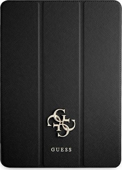 Husa Premium Guess Compatibila Cu Ipad Pro 11` 2021, Colectia Big Logo Metal Saffiano, Negru - 9016494