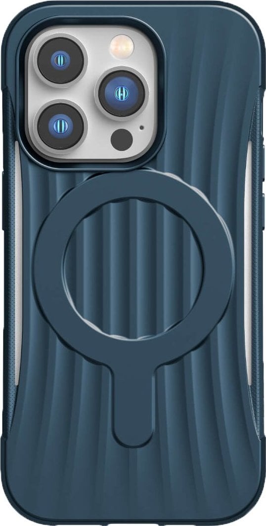 Husă Raptic Clutch Built pentru iPhone 14 Pro Max cu capac din spate MagSafe albastru