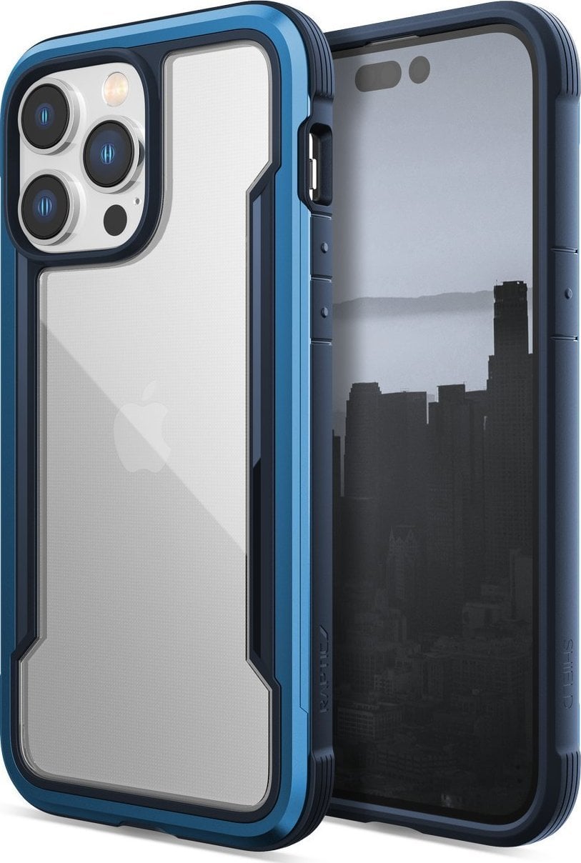 Husa Raptic Shield pentru iPhone 14 Pro Max husa blindata albastra