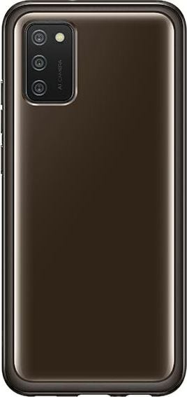 Husă Samsung Soft Clear pentru Galaxy A02s, neagră