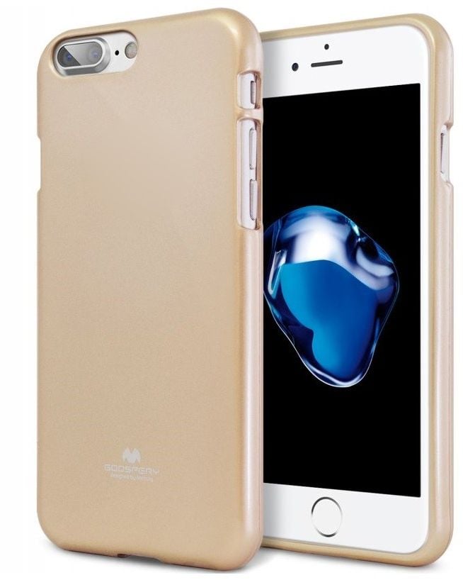 Husa Silicon Jelly Mercury Goospery iPhone X, Gold