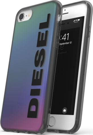 Husă snap Diesel Diesel holografică cu logo negru FW20