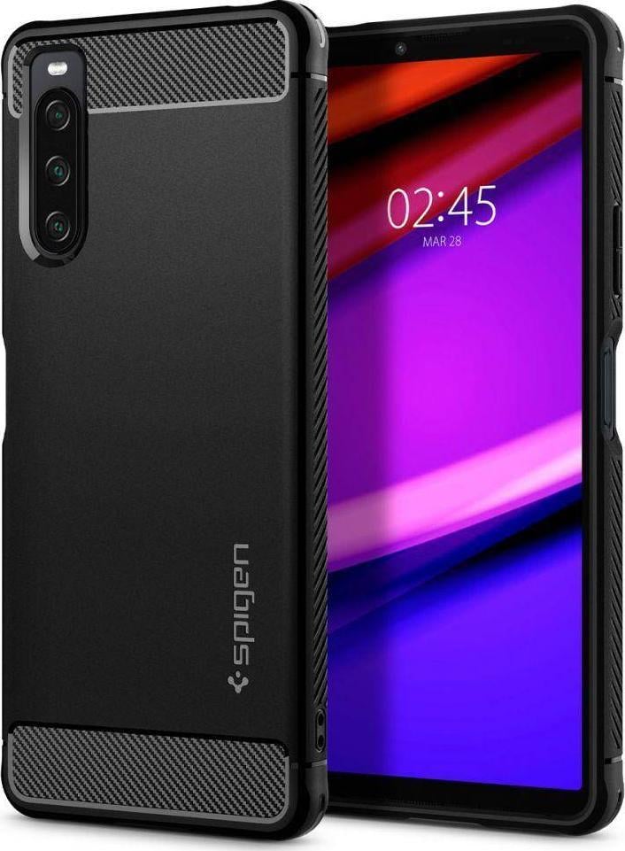 Husă Spigen Spigen Rugged Armor pentru Sony Xperia 10 IV neagră (20902-0)