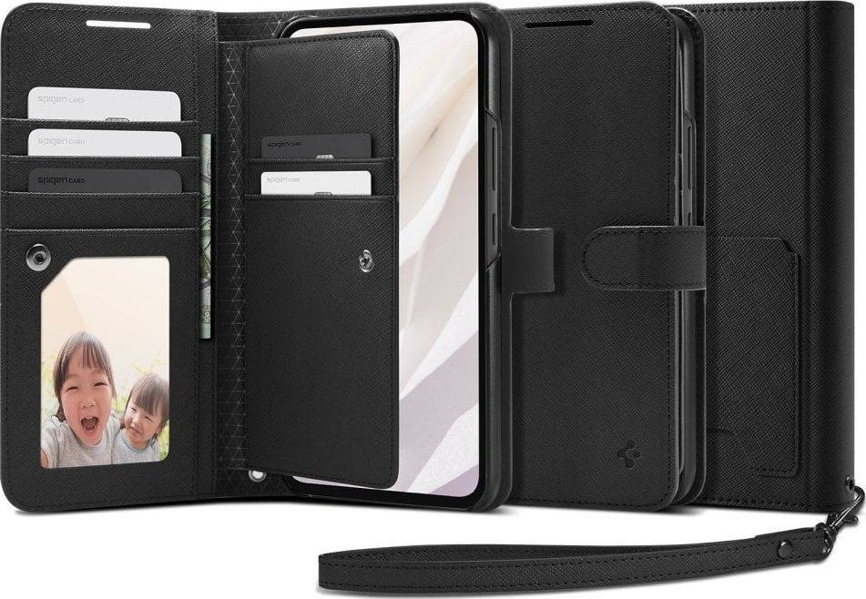 Husa Spigen Spigen Wallet S Plus Samsung Galaxy A54 5G Negru