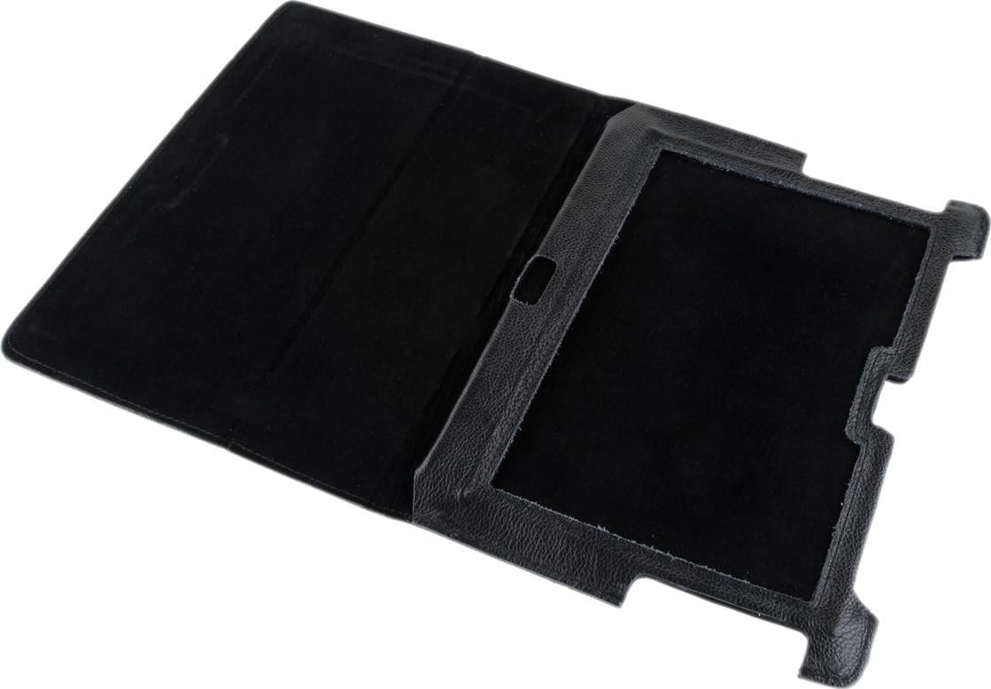 Husă tabletă Quer Husă neagră pentru Samsung Galaxy Tab P5100 (piele naturală)