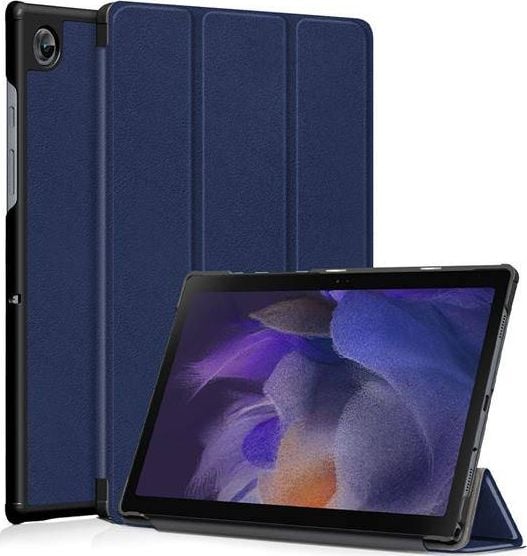 Husa Tech-Protect Smartcase compatibila cu Samsung Galaxy Tab A8 10.5 inch Navy Blue