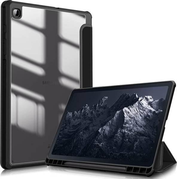 Husa Tech-Protect Smartcase Hybrid compatibila cu Samsung Galaxy Tab S6 Lite 2020/2022 10.4 inch Black